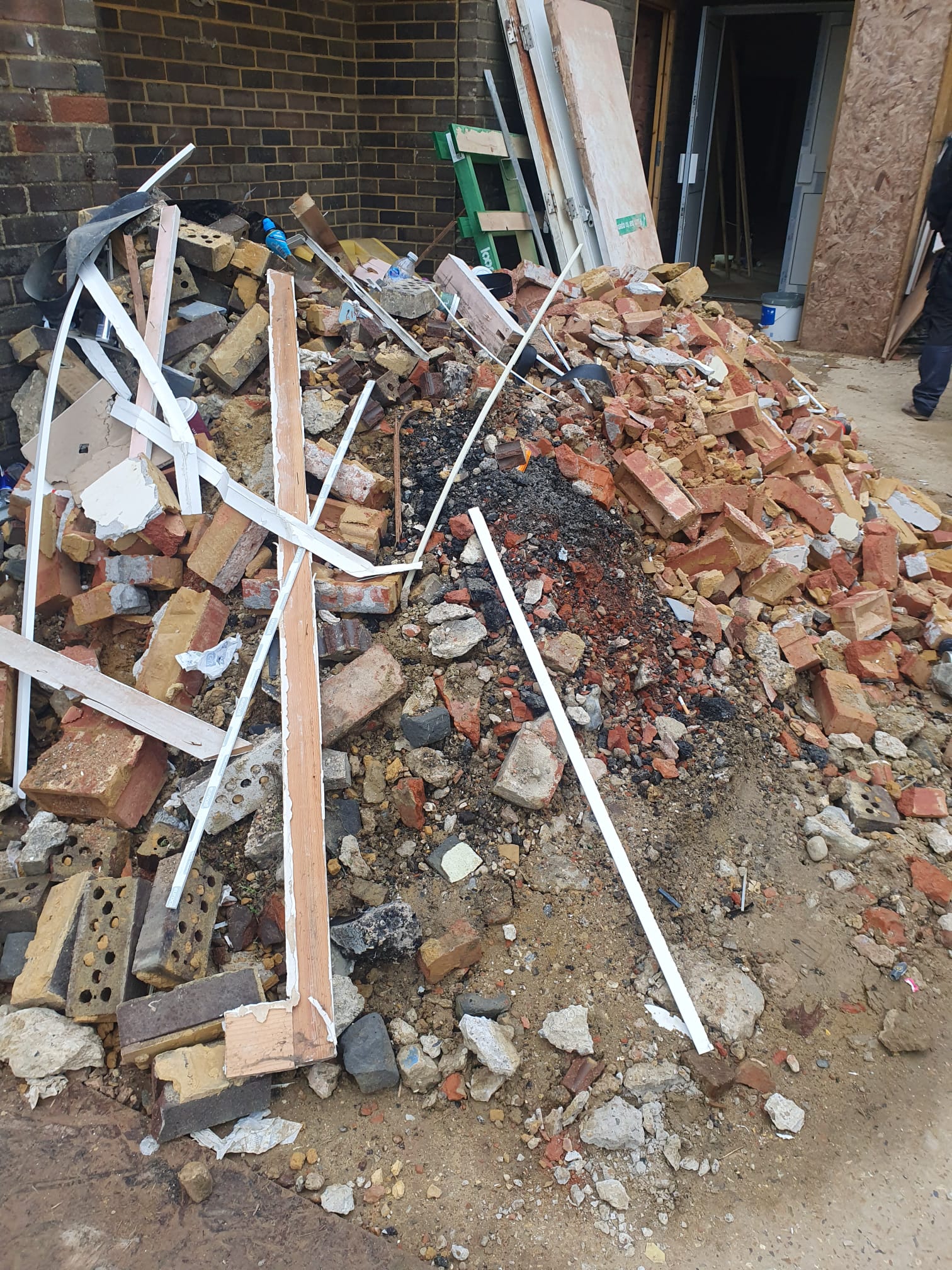 Builders waste before - Worthing