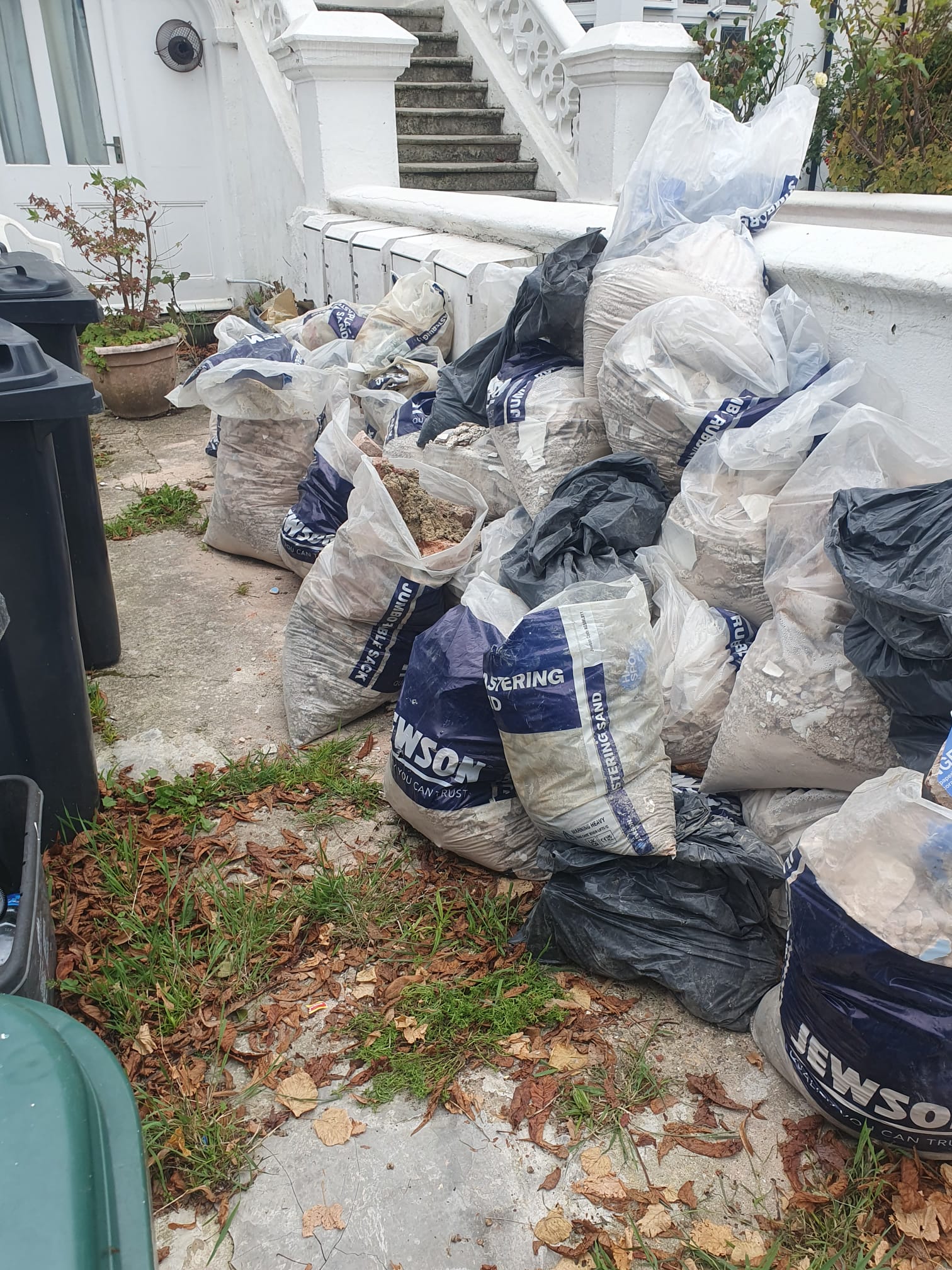 Builders waste before - Brighton