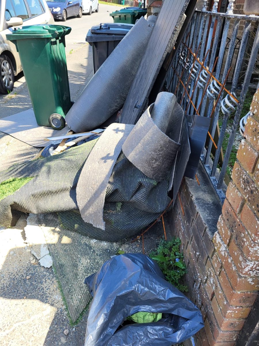Front of house clearance — before