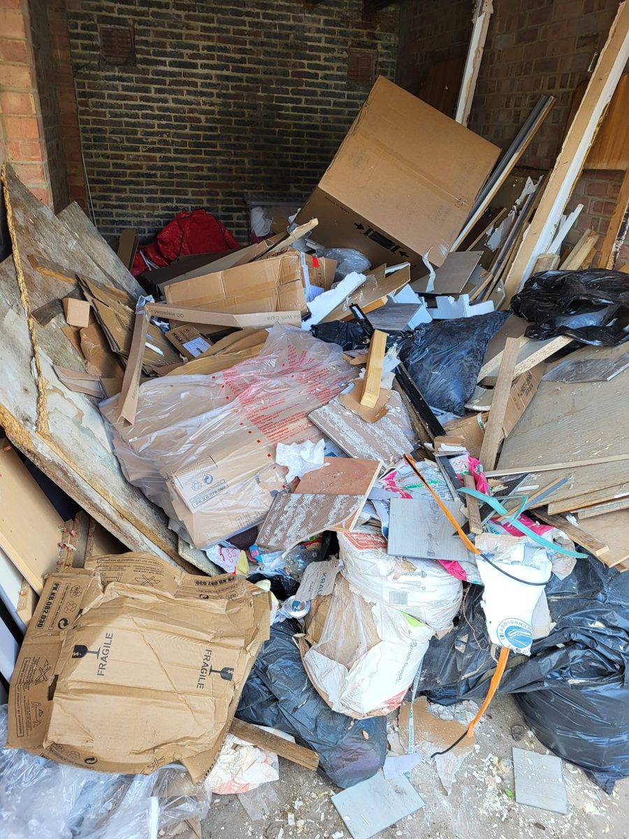 Garage clearance — before